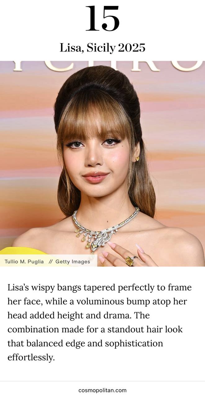 Lisa được vinh danh h&agrave;ng loạt, 2025 qu&aacute; rực rỡ rồi!- Ảnh 2.