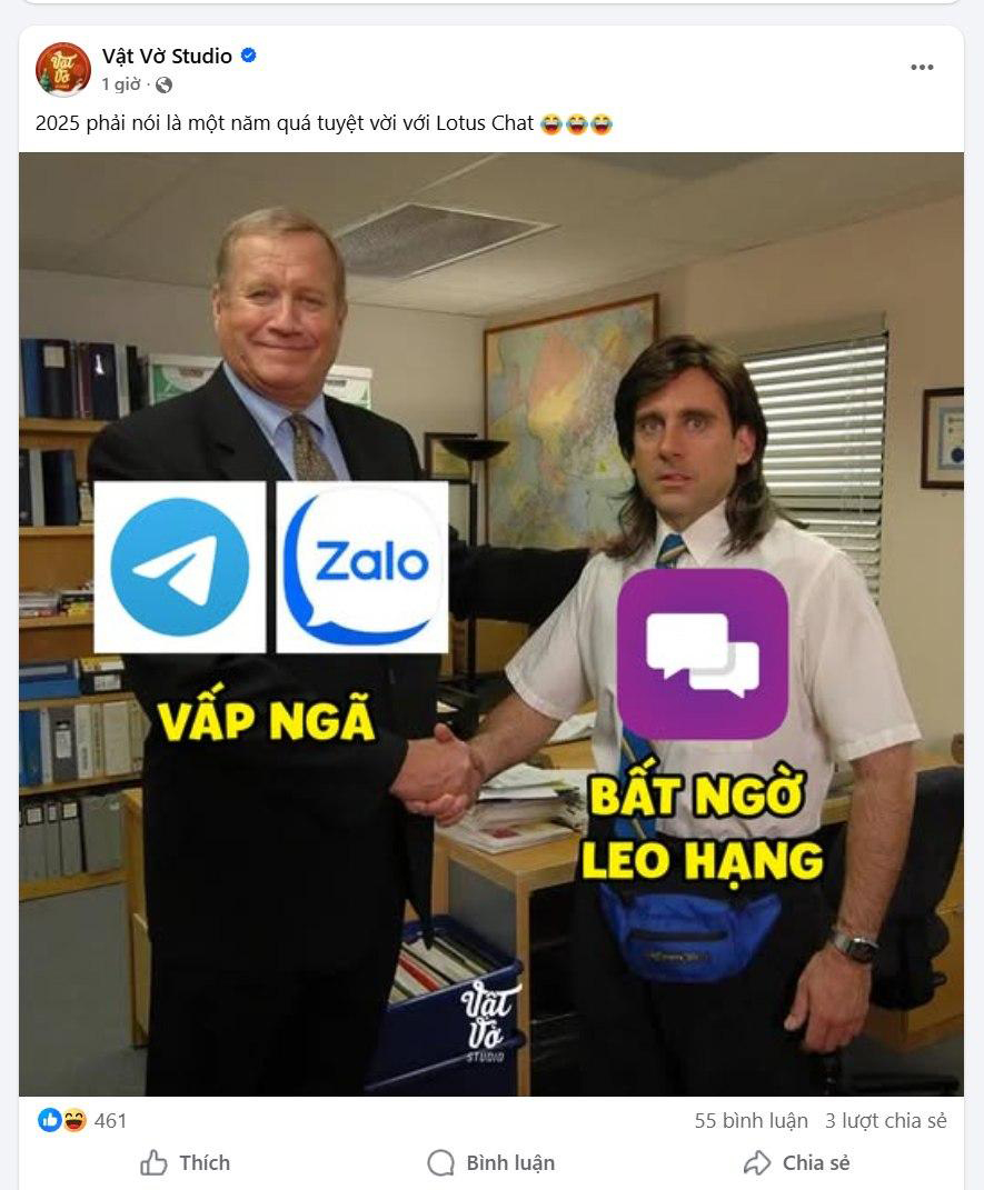 Năm 2025 bất ổn của Zalo, Telegram, dân mạng rủ nhau “dọn nhà” sang Lotus Chat- Ảnh 1. Năm 2025 bất ổn của Zalo, Telegram, dân mạng rủ nhau “dọn nhà” sang Lotus Chat- Ảnh 1.