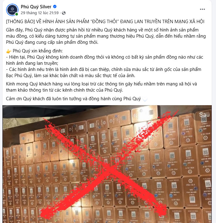 Người mua sản phẩm tại Ph&uacute; Qu&yacute; lưu &yacute;: Th&ocirc;ng b&aacute;o khẩn từ doanh nghiệp n&agrave;y- Ảnh 1.