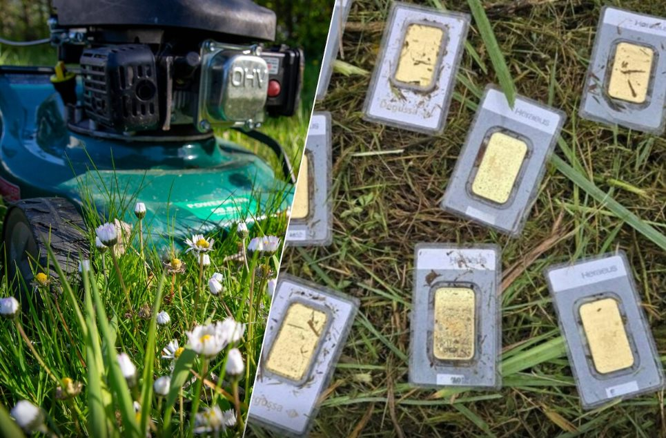 Ph&aacute;t hiện khối v&agrave;ng trị gi&aacute; 920 triệu đồng nằm chơ vơ giữa nơi trăm người qua lại: Cảnh s&aacute;t d&ugrave;ng nhiều biện ph&aacute;p nghiệp vụ v&agrave;o cuộc- Ảnh 1.