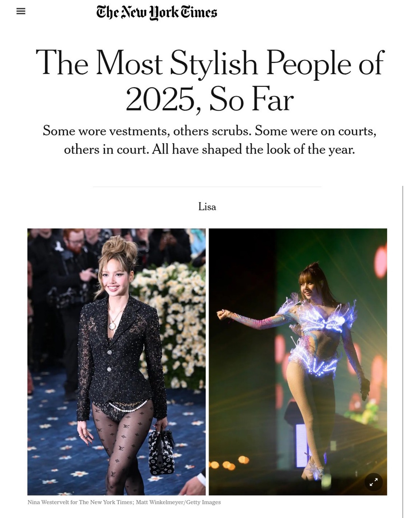 Lisa được vinh danh h&agrave;ng loạt, 2025 qu&aacute; rực rỡ rồi!- Ảnh 1.