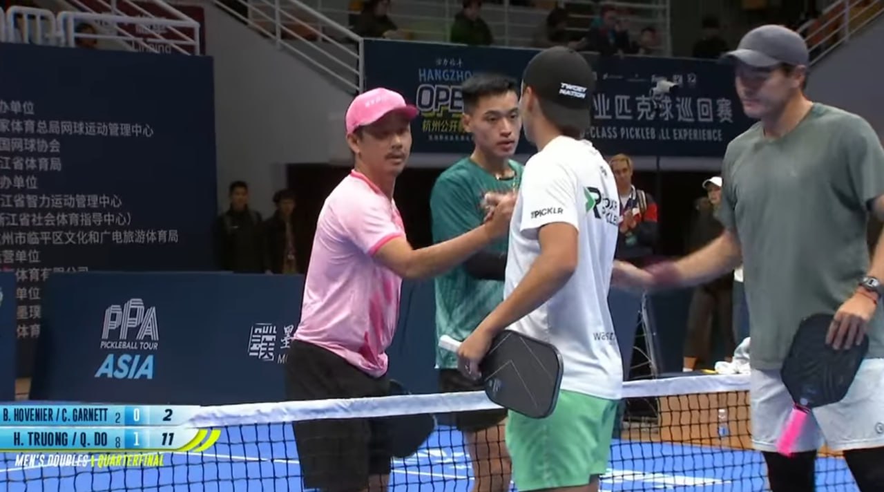 Đẳng cấp Pickleball Việt Nam: Vinh Hiển - Minh Quân đánh bại cặp đôi top 3 thế giới tại PPA Tour Asia- Ảnh 1.