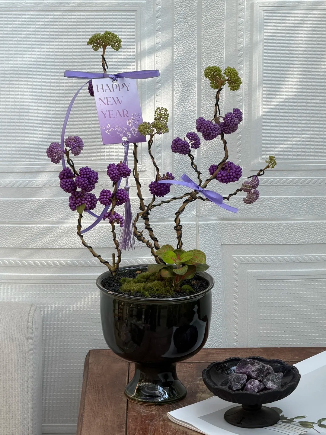 Loài cây Tết đến nhiều nhà muốn có: Chuỗi ngọc tím thổi bừng sức sống năm mới, hút tài lộc vào nhà- Ảnh 26.