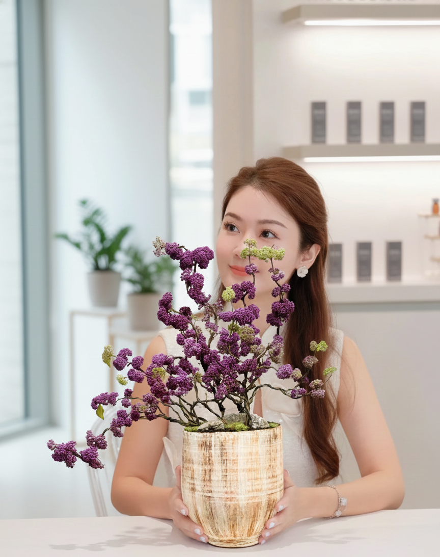 Loài cây Tết đến nhiều nhà muốn có: Chuỗi ngọc tím thổi bừng sức sống năm mới, hút tài lộc vào nhà- Ảnh 1.