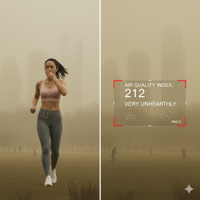 Thấy trời "mờ ảo" đừng lao ra đường - Chị em chăm chỉ chạy bộ mỗi sáng cần nhớ kỹ điều này- Ảnh 2.