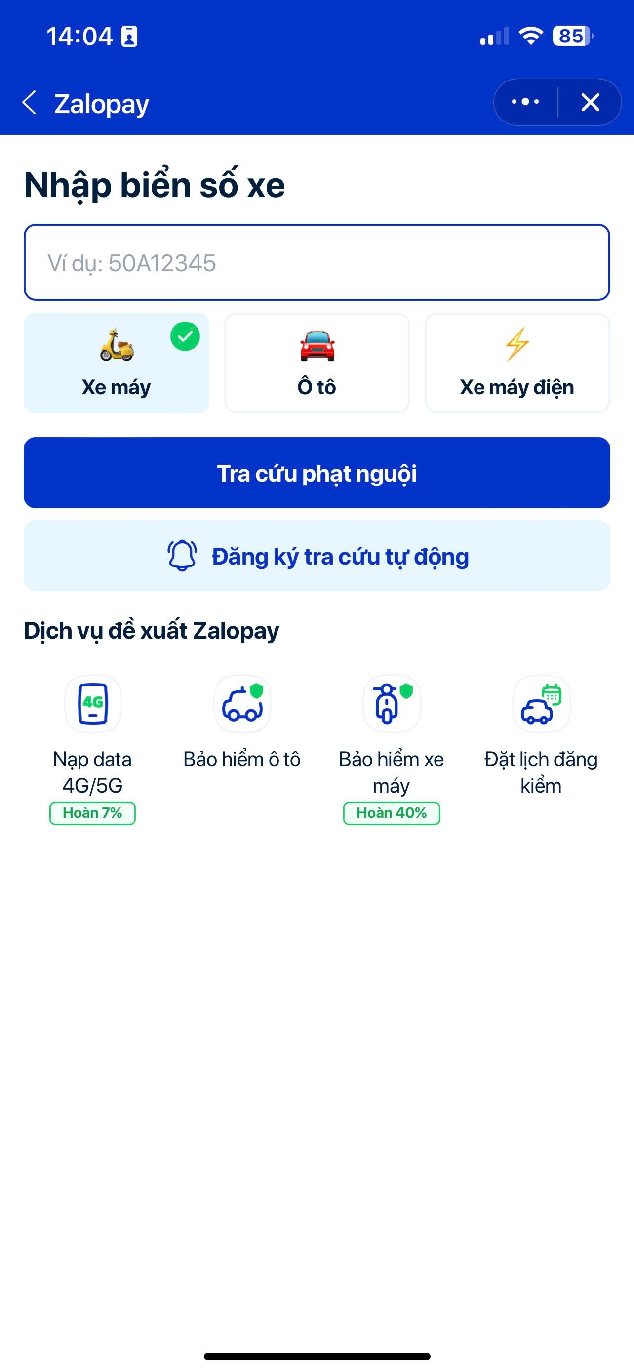 Cách tra cứu phạt nguội trên ứng dụng Zalo cực đơn giản, chuẩn xác- Ảnh 4.