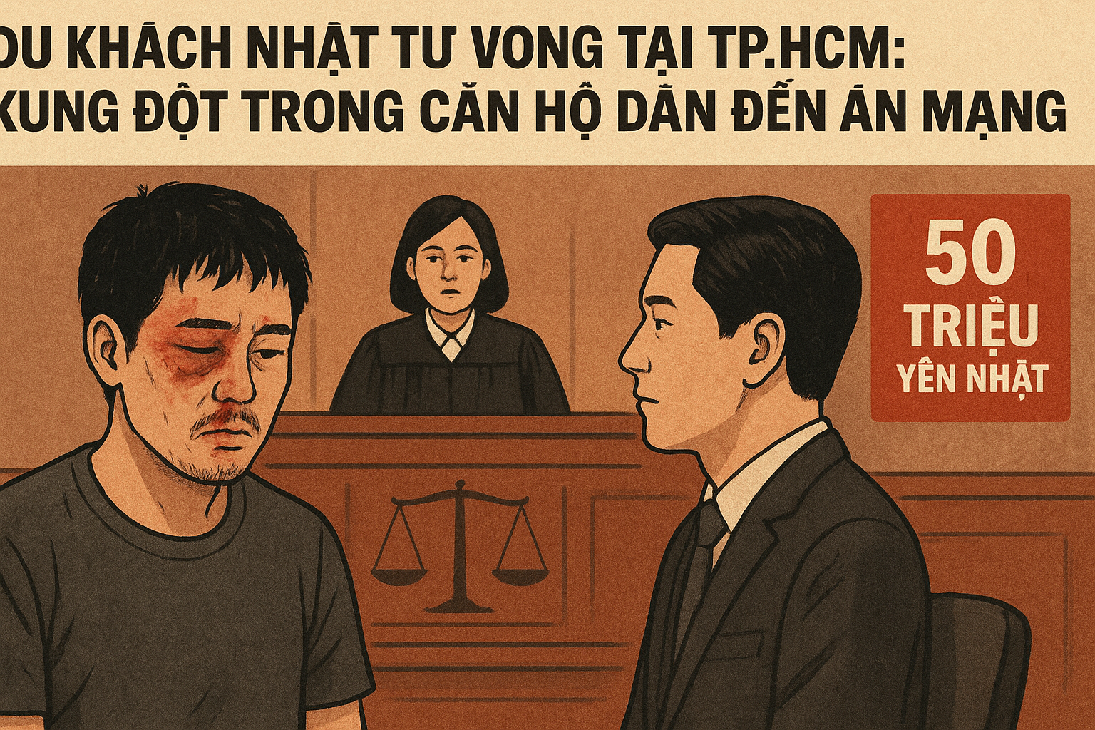 TPHCM: Cãi nhau chuyện rửa bát, du khách Nhật đánh đồng hương tử vong- Ảnh 1.