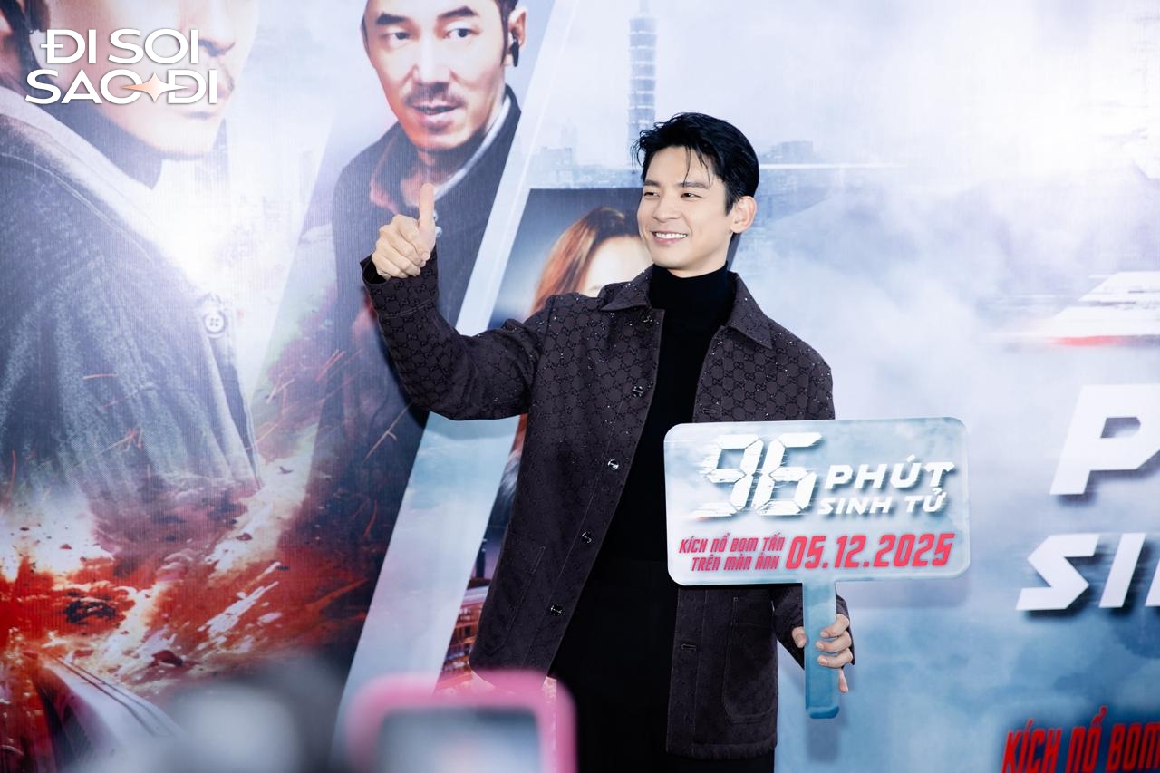 Thảm đỏ HOT nhất hôm nay: Tiểu Vy - Thiên Ân đẹp sang quá thể, tài tử xứ Đài tỏa sáng với nụ cười má lúm- Ảnh 8.