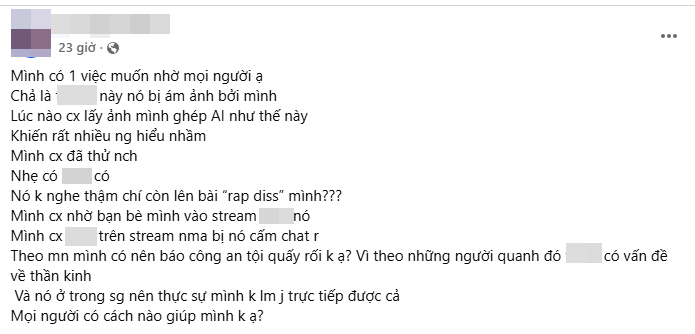 Thêm 1 vụ fake ảnh yêu đương để quấy rối, còn "rap diss" khi bị phát hiện: Cô gái kêu cứu- Ảnh 1.