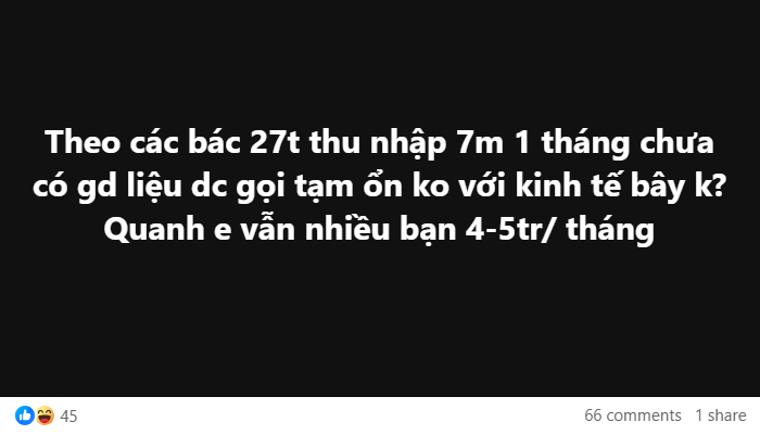 Lương 7 triệu giờ là tạm ổn?- Ảnh 1. Lương 7 triệu giờ là tạm ổn?- Ảnh 1.