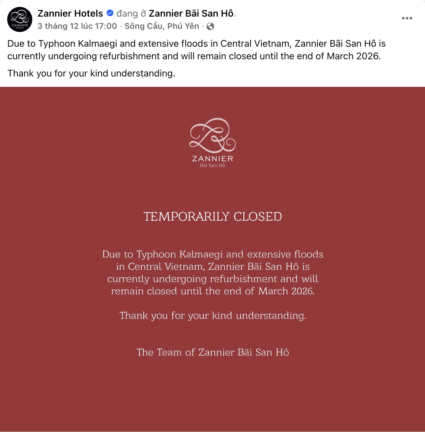 Một resort giá 100 triệu/đêm bị thiệt hại nặng do bão lũ miền Trung, phải đóng cửa đến 2026- Ảnh 1.