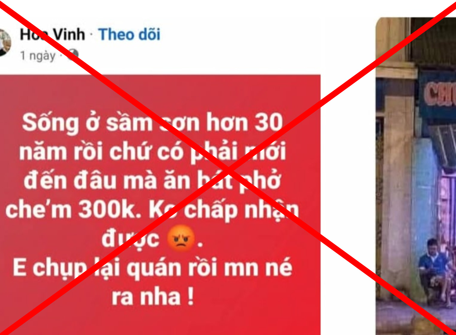 Nam thanh niên bịa chuyện bị "chặt chém" bát phở 300k ở Sầm Sơn: Bất ngờ động cơ- Ảnh 1.