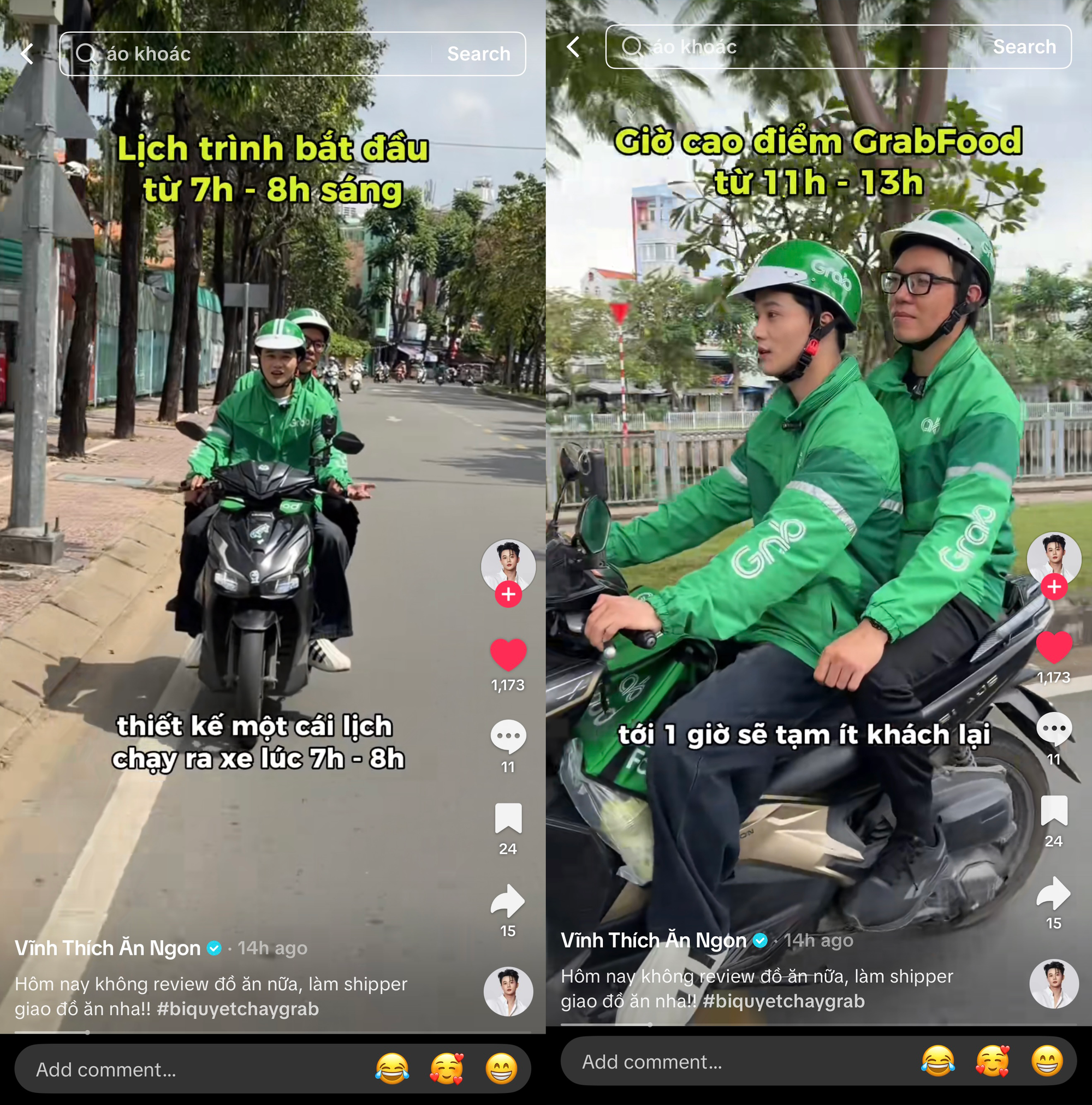 TikToker Vĩnh Thích Ăn Ngon bất ngờ “đổi nghề” làm tài xế công nghệ- Ảnh 1.