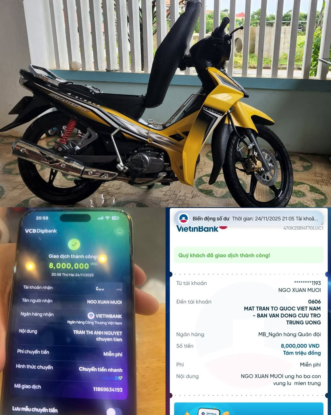 Thiếu tá công an bán "kỷ vật" lấy tiền ủng hộ người dân vùng lũ- Ảnh 1. Thiếu tá công an bán "kỷ vật" lấy tiền ủng hộ người dân vùng lũ- Ảnh 1.