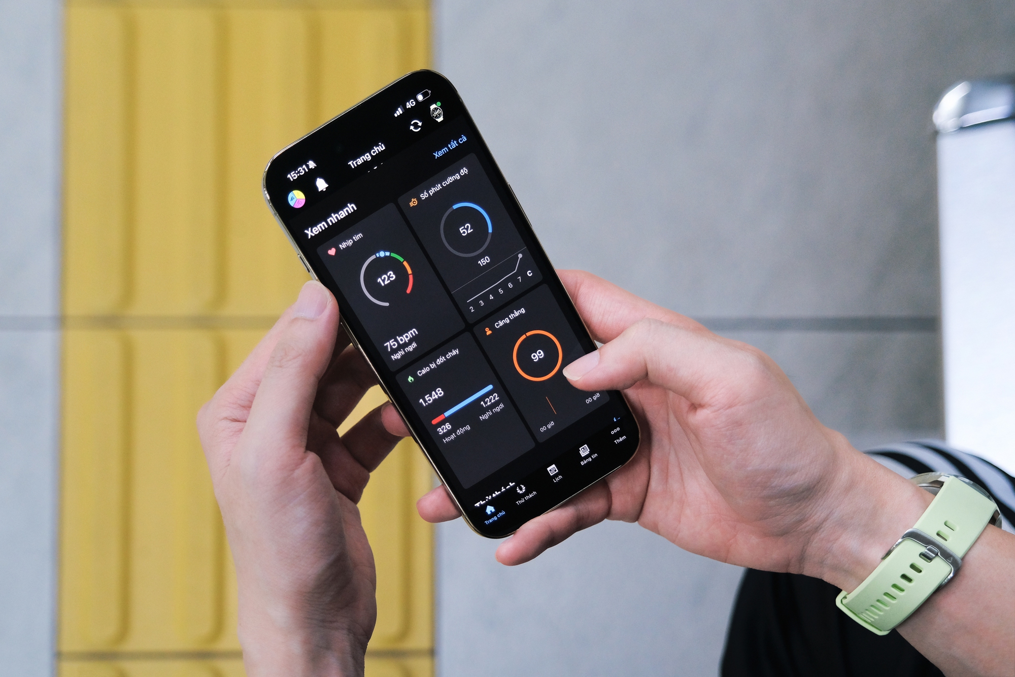 Dùng thử mẫu mẫu smartwatch 15 triệu đồng, dành cho người trẻ “sống healthy” của Garmin- Ảnh 3. Dùng thử mẫu mẫu smartwatch 15 triệu đồng, dành cho người trẻ “sống healthy” của Garmin- Ảnh 3.