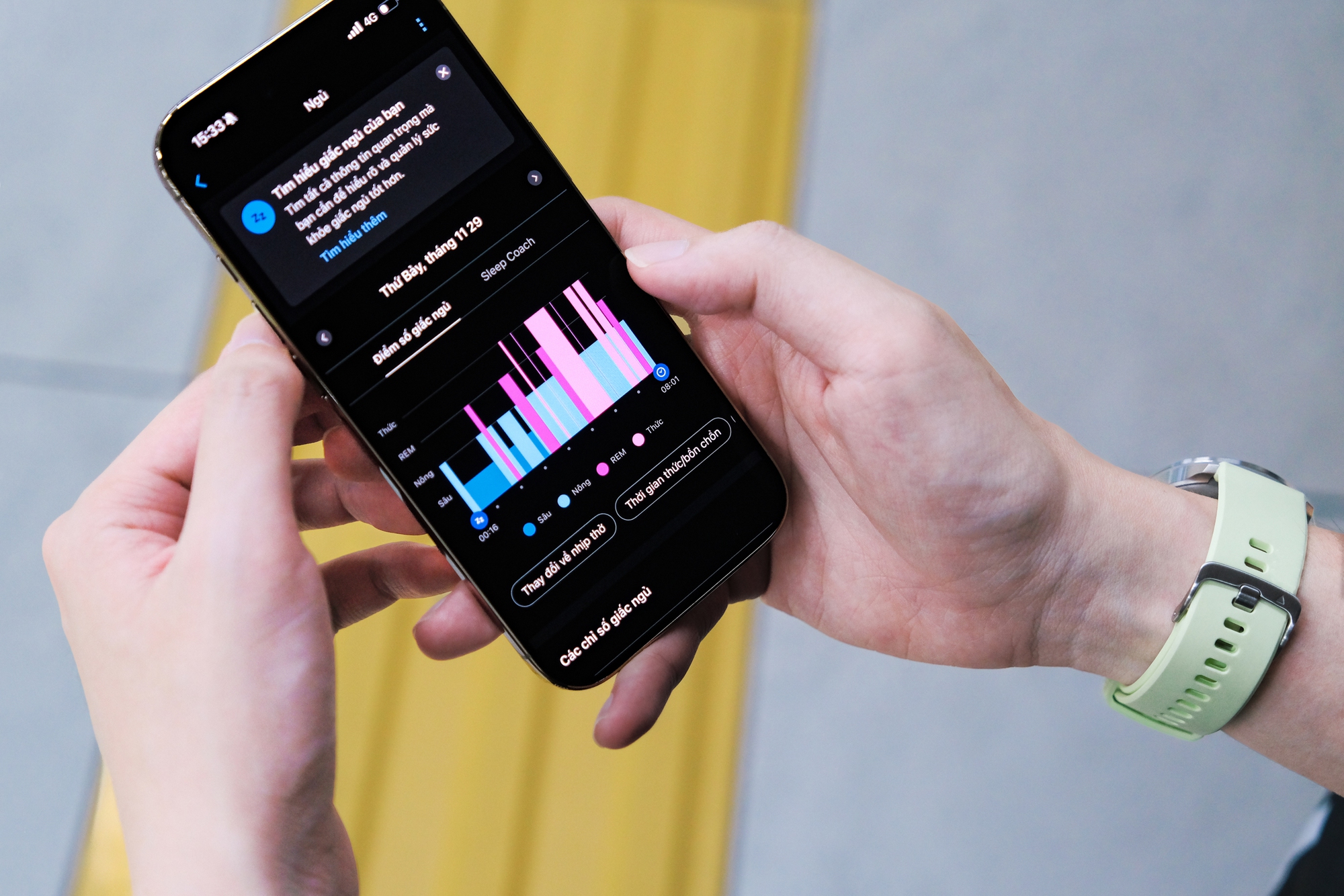 Dùng thử mẫu mẫu smartwatch 15 triệu đồng, dành cho người trẻ “sống healthy” của Garmin- Ảnh 2. Dùng thử mẫu mẫu smartwatch 15 triệu đồng, dành cho người trẻ “sống healthy” của Garmin- Ảnh 2.