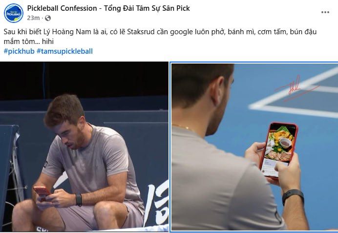 Top 2 Pickleball thế giới cứ gặp các tay vợt Việt Nam là… bấm điện thoại- Ảnh 1. Top 2 Pickleball thế giới cứ gặp các tay vợt Việt Nam là… bấm điện thoại- Ảnh 1.