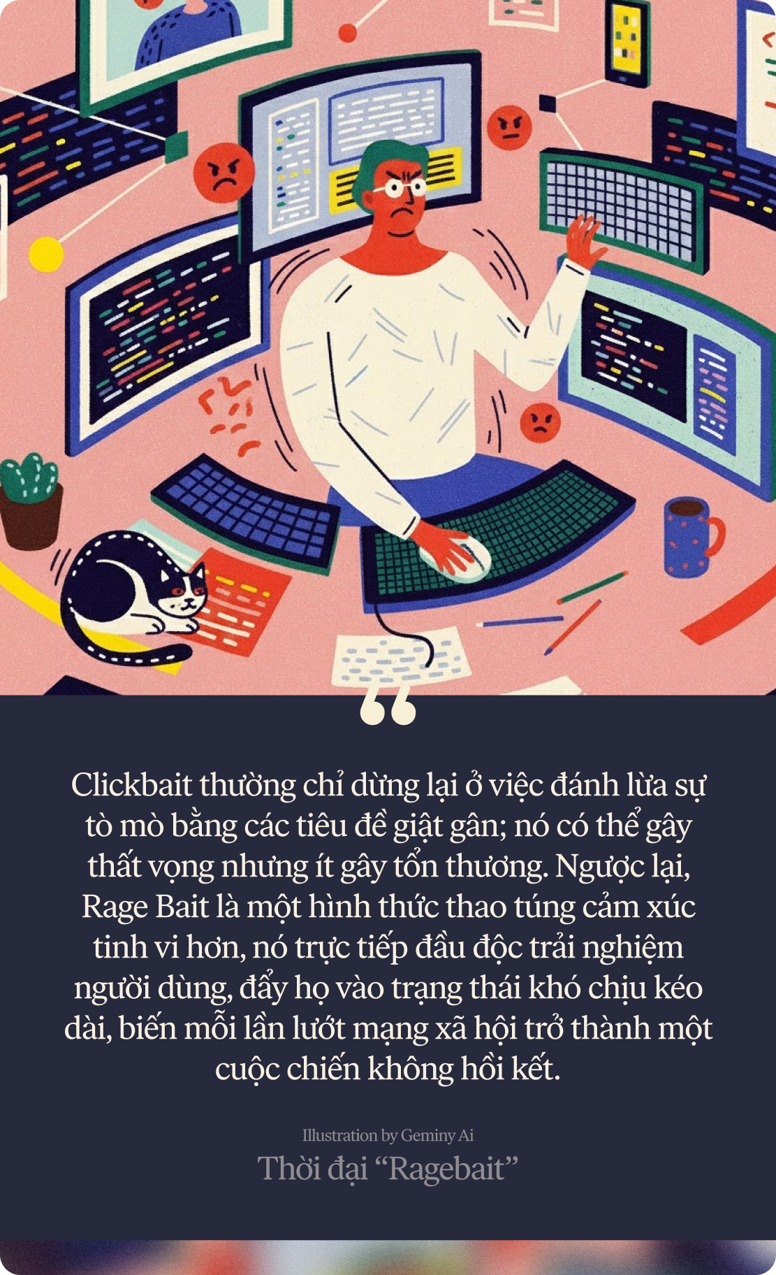 Thời đại Rage Bait - Khi cơn thịnh nộ trở thành tiền tệ tương tác- Ảnh 1. Thời đại Rage Bait - Khi cơn thịnh nộ trở thành tiền tệ tương tác- Ảnh 1.