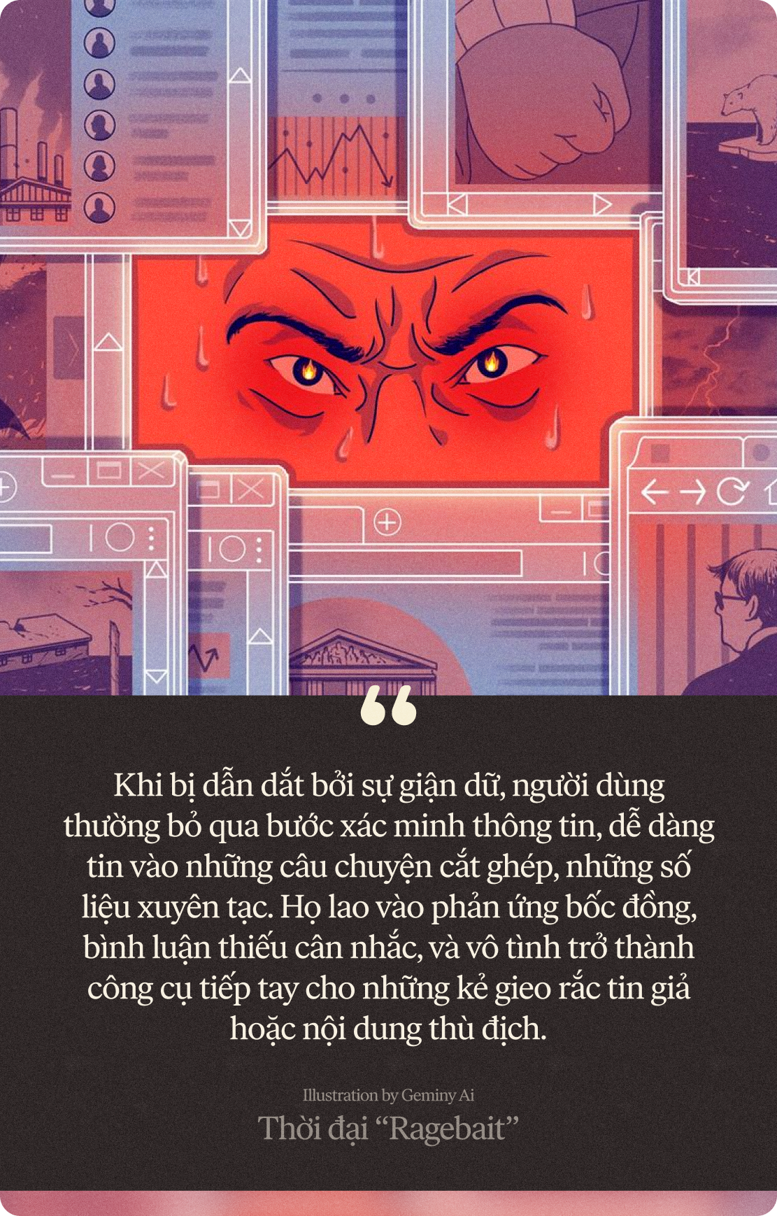 Thời đại Rage Bait - Khi cơn thịnh nộ trở thành tiền tệ tương tác- Ảnh 4. Thời đại Rage Bait - Khi cơn thịnh nộ trở thành tiền tệ tương tác- Ảnh 4.