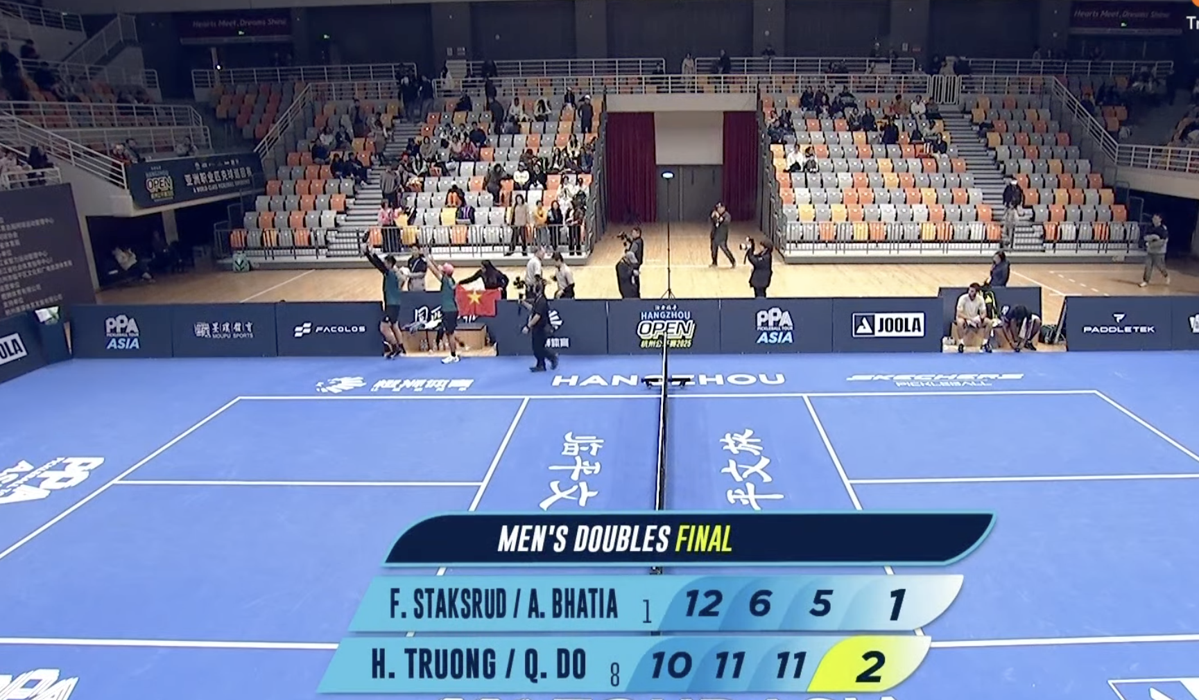 Trình của Pickleball Việt Nam! Sau Lý Hoàng Nam, đến Vinh Hiển - Minh Quân vô địch PPA Tour Hàng Châu- Ảnh 3. Trình của Pickleball Việt Nam! Sau Lý Hoàng Nam, đến Vinh Hiển - Minh Quân vô địch PPA Tour Hàng Châu- Ảnh 3.