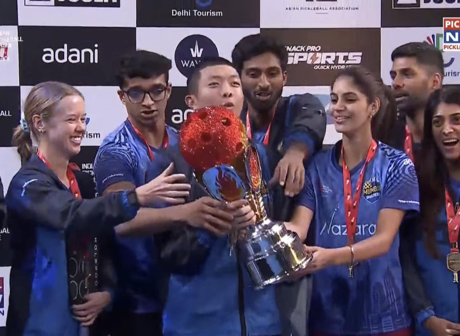 Quang Dương quá đẳng cấp: Vô địch giải pickleball Ấn Độ, ẵm trọn cả 3 danh hiệu cá nhân xuất sắc- Ảnh 1. Quang Dương quá đẳng cấp: Vô địch giải pickleball Ấn Độ, ẵm trọn cả 3 danh hiệu cá nhân xuất sắc- Ảnh 1.