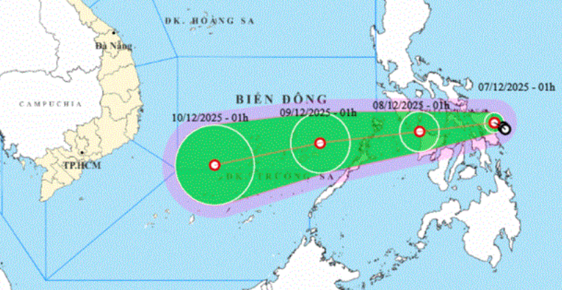 Áp thấp nhiệt đới giật cấp 8 sắp vào Biển Đông, khu vực nào có thể chịu ảnh hưởng?- Ảnh 1. Áp thấp nhiệt đới giật cấp 8 sắp vào Biển Đông, khu vực nào có thể chịu ảnh hưởng?- Ảnh 1.