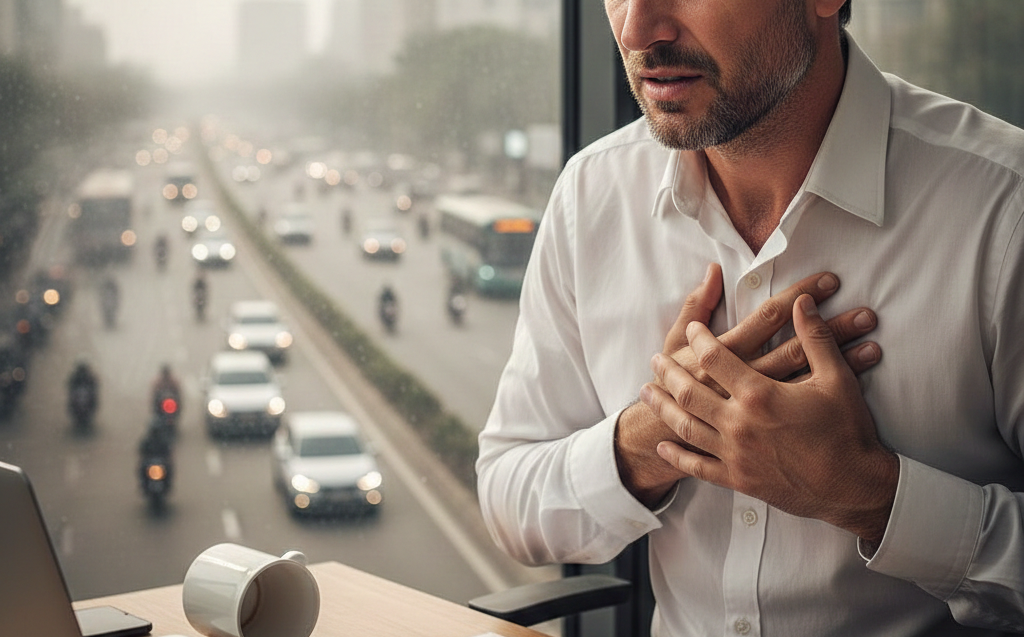 Giảm nguy cơ nhồi máu cơ tim nhờ… một chiếc khẩu trang?- Ảnh 1.