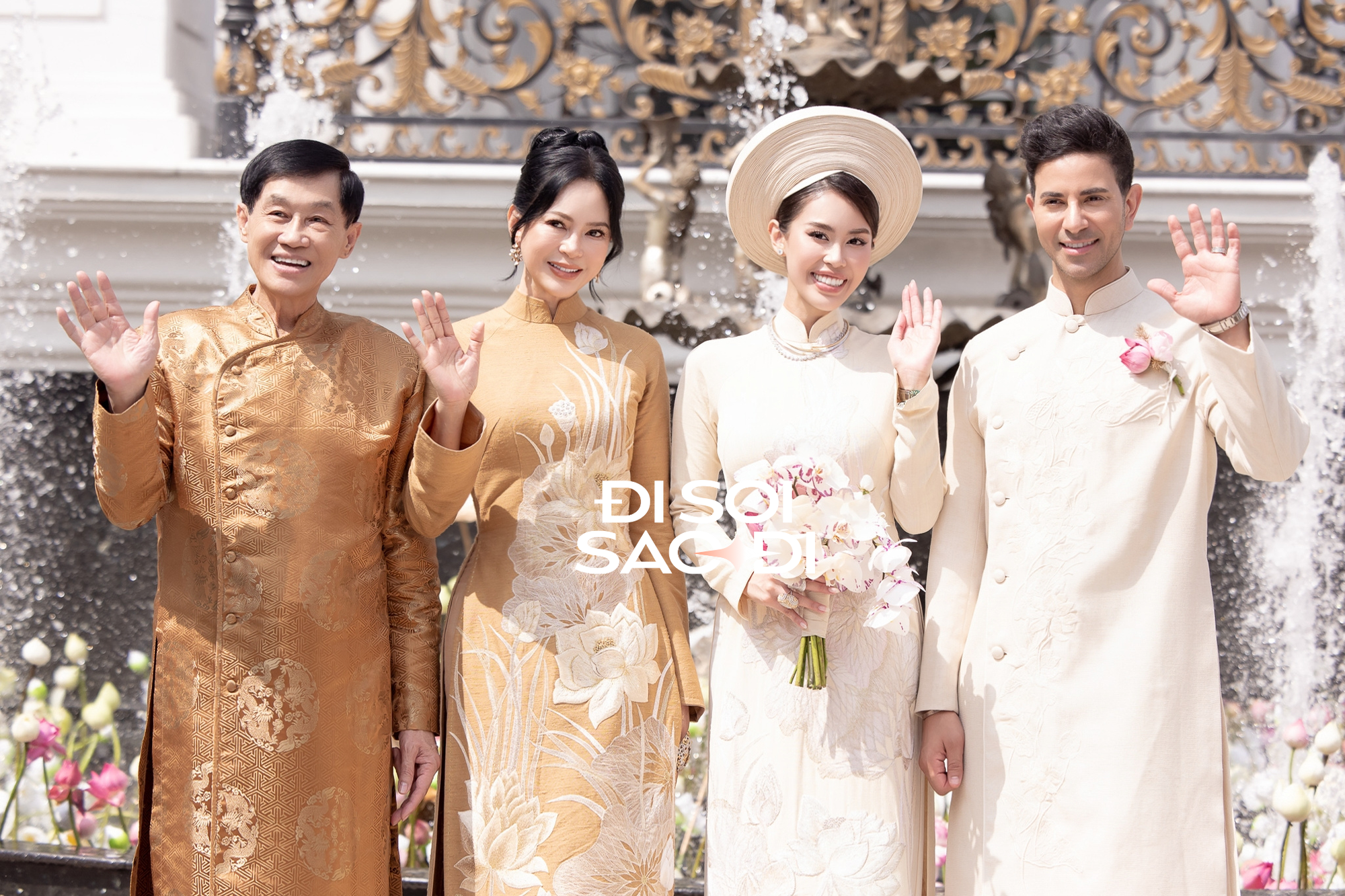 Cô dâu Tiên Nguyễn đẹp miễn chê bên chồng gốc Dubai, soi cận 2 chiếc vòng trên cổ mà loá cả mắt- Ảnh 4.