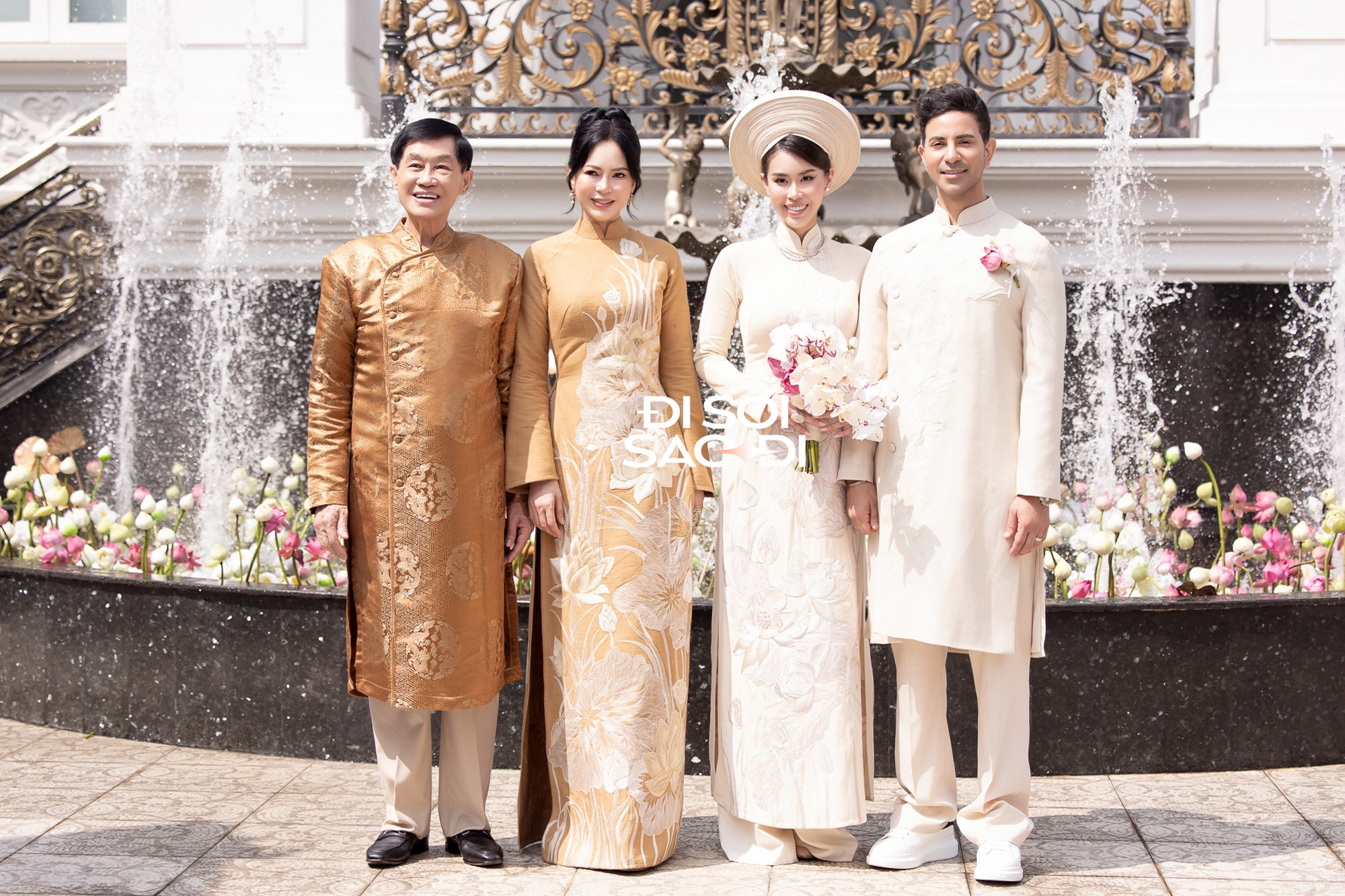 Cô dâu Tiên Nguyễn đẹp miễn chê bên chồng gốc Dubai, soi cận 2 chiếc vòng trên cổ mà loá cả mắt- Ảnh 5.