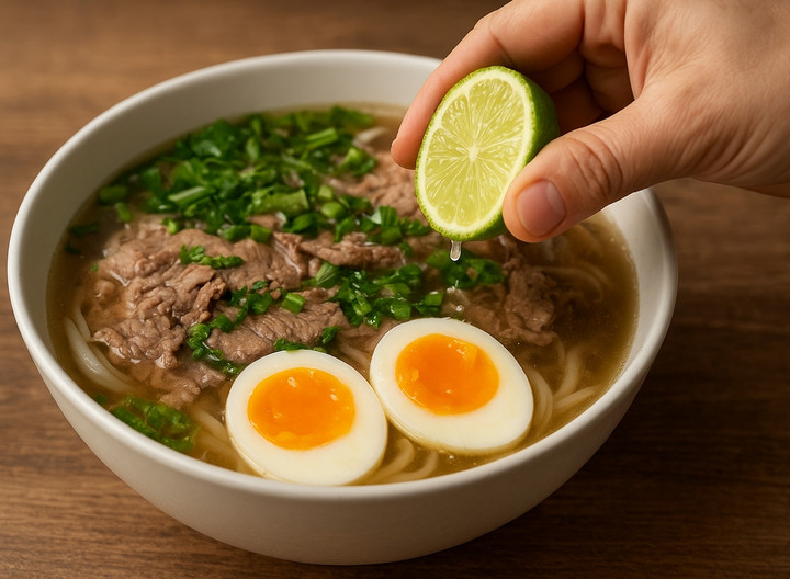 Trào lưu vắt chanh vào tô nạm bò để 'khỏi lo ốm', chuyên gia nói 'phản khoa học'- Ảnh 1.