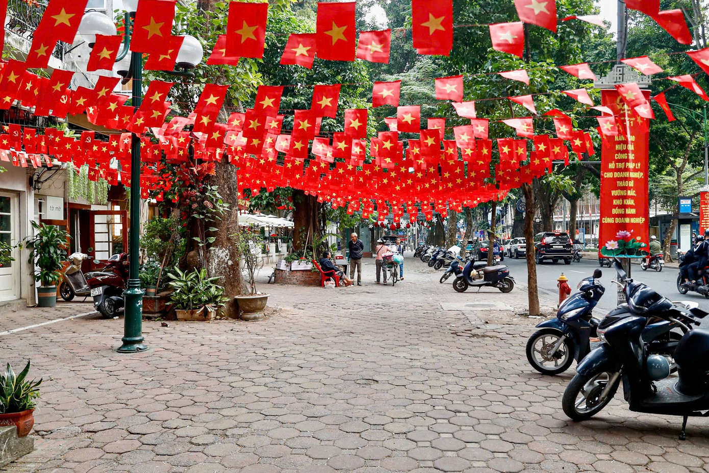 Cảnh lạ trên con đường lãng mạn đông ‘nàng thơ’ nhất Hà Nội- Ảnh 11.