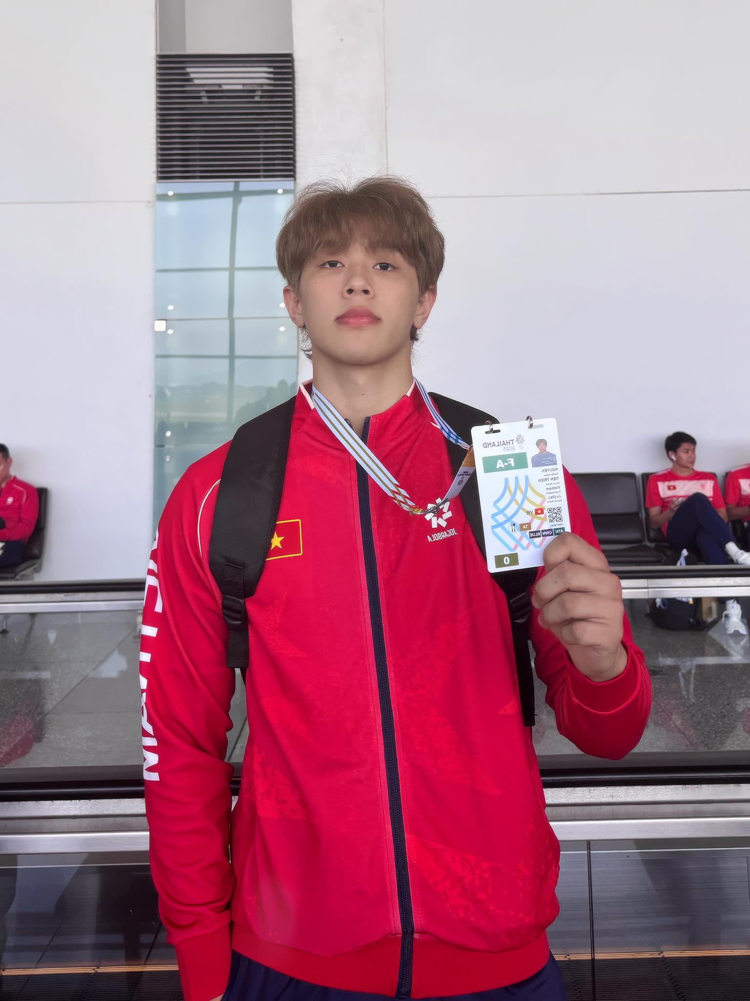 Trai đẹp tuyển võ Việt Nam dự SEA Games 33: Visual cực phẩm, body 6 múi cuồn cuộn- Ảnh 1.