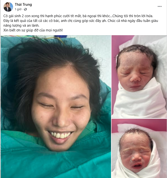 Mẹ bầu nuôi tạm bàn tay ở cẳng chân đã sinh con an toàn- Ảnh 1.