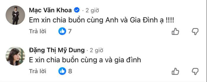 Anh Đức đau lòng báo tin người thân qua đời, Midu - Ốc Thanh Vân cùng dàn sao chia buồn- Ảnh 3. Anh Đức đau lòng báo tin người thân qua đời, Midu - Ốc Thanh Vân cùng dàn sao chia buồn- Ảnh 3.