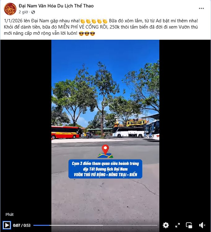 Khu du lịch Đại Nam của bà Phương Hằng thông báo ngày miễn phí vé- Ảnh 2.