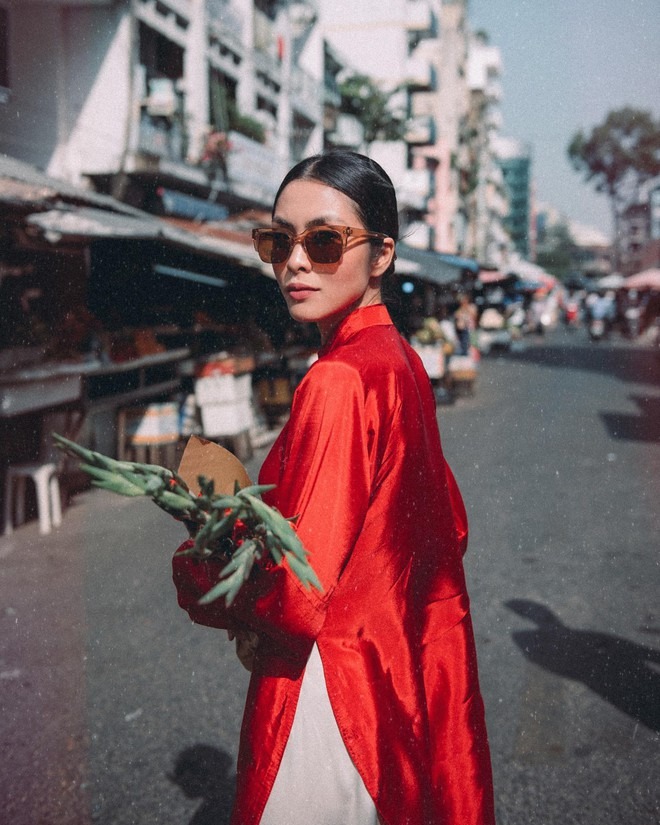 Vạn vật đều thua khi Hà Tăng mặc áo dài- Ảnh 10. Vạn vật đều thua khi Hà Tăng mặc áo dài- Ảnh 10.