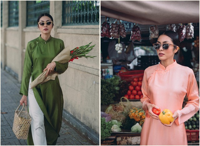 Vạn vật đều thua khi Hà Tăng mặc áo dài- Ảnh 8. Vạn vật đều thua khi Hà Tăng mặc áo dài- Ảnh 8.