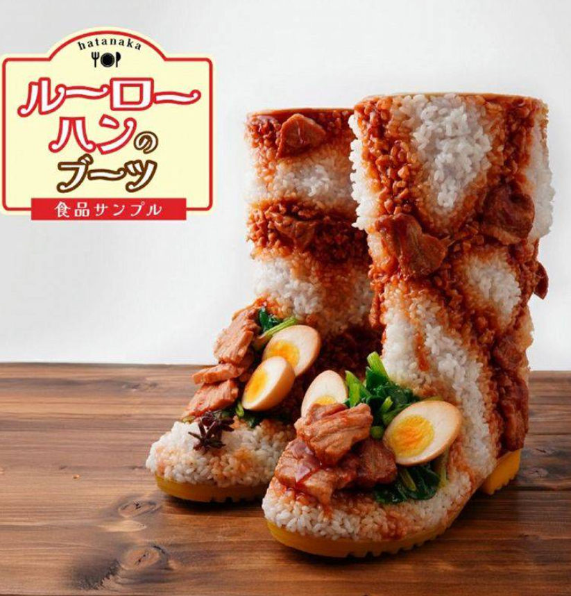 Đôi boots cơm thịt kho gây sốt: Nhìn vừa đói vừa sợ- Ảnh 1.