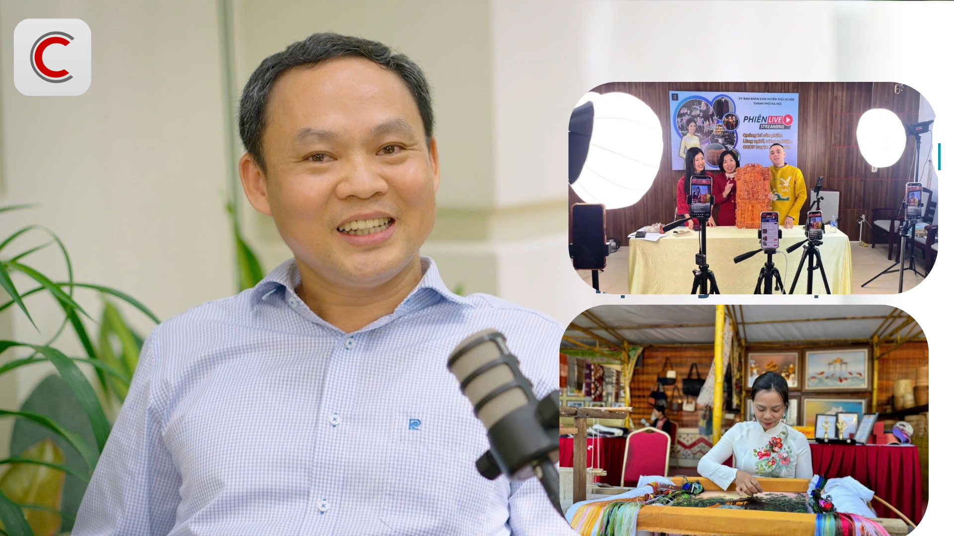 Bí thư xã tự lập fanpage, rủ bạn học cũ dạy bà con livestream, giúp 