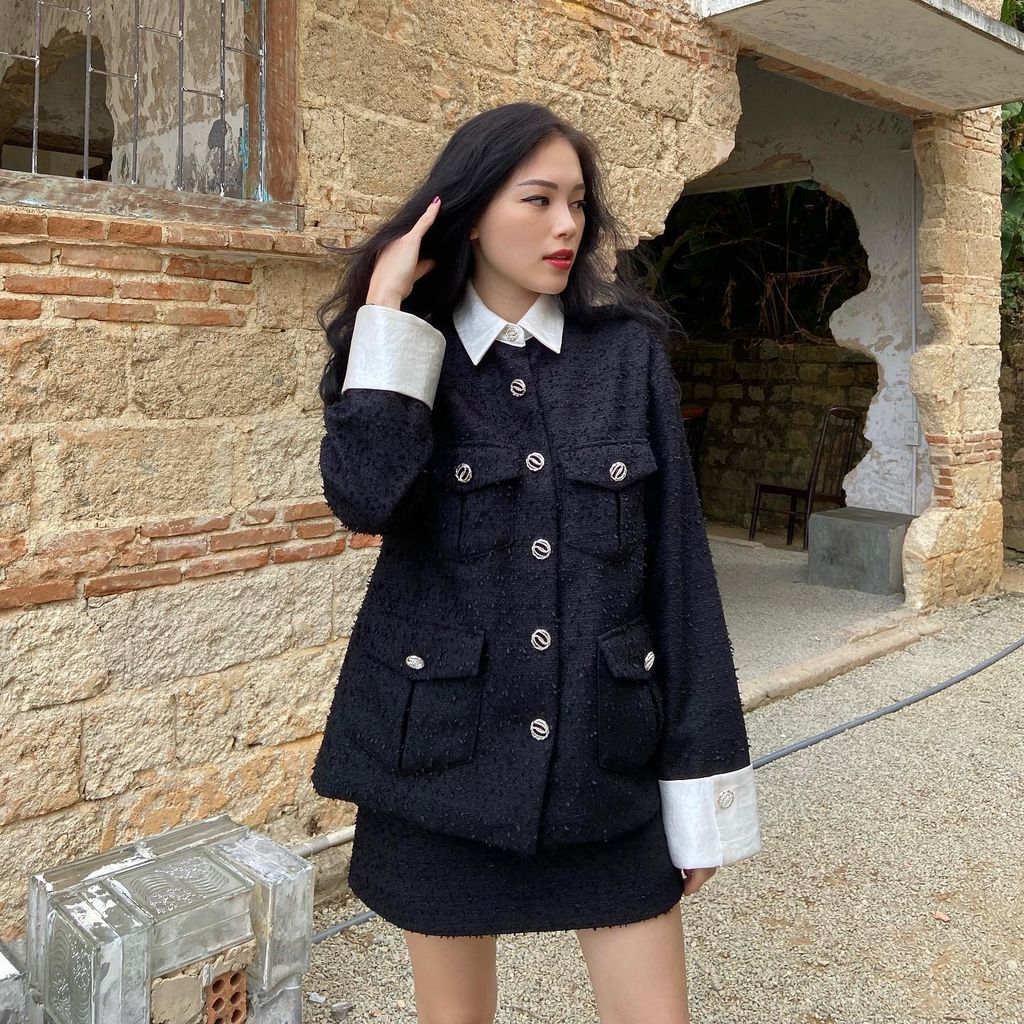 10 set đồ tối giản của nàng dâu hào môn Linh Rin: Không phô trương mà vẫn đẳng cấp chính là đây- Ảnh 9. 10 set đồ tối giản của nàng dâu hào môn Linh Rin: Không phô trương mà vẫn đẳng cấp chính là đây- Ảnh 9.