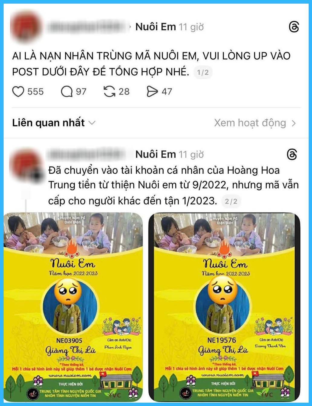 Dự án "Nuôi Em" bị nghi vấn thiếu minh bạch- Ảnh 1.