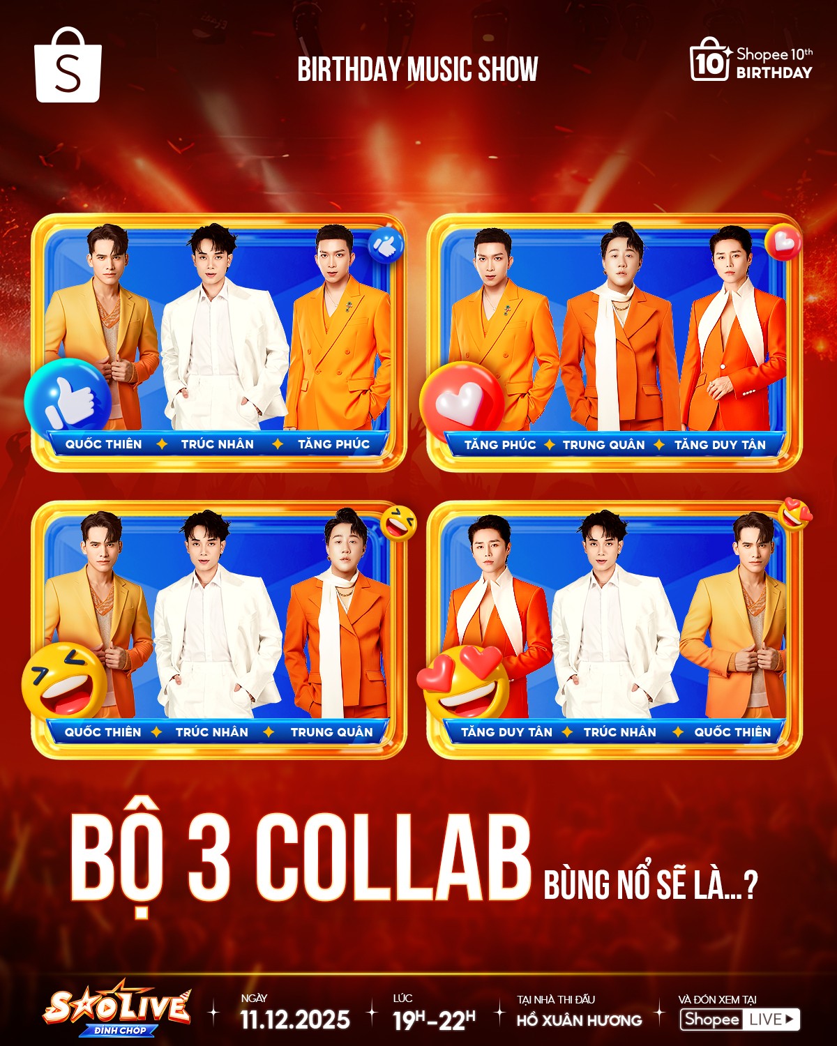 Dàn sao hot Vbiz rủ nhau quẩy đại tiệc sinh nhật Shopee 10 tuổi- Ảnh 3.