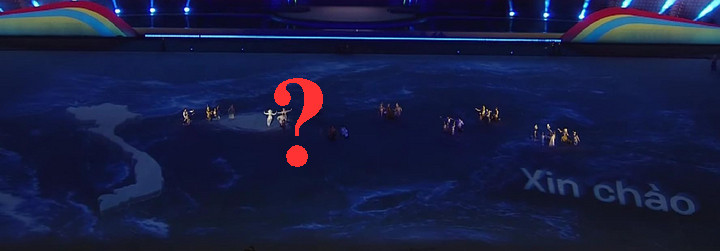 Khai mạc SEA Games 33 lỗi nghiêm trọng: Sai bản đồ Việt Nam, nhầm cờ Indonesia- Ảnh 1.