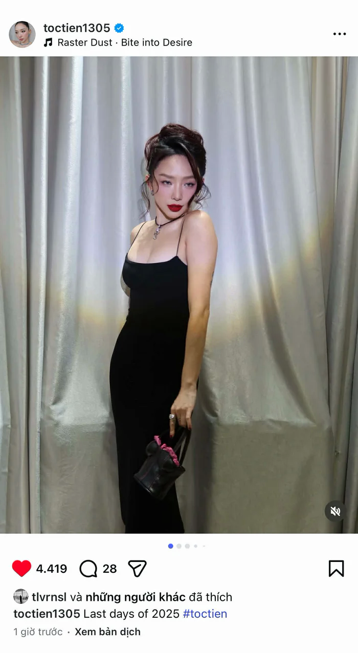 Phản ứng của Touliver khi thấy Tóc Tiên mặc áo 2 dây khoe body mướt mắt- Ảnh 1. Phản ứng của Touliver khi thấy Tóc Tiên mặc áo 2 dây khoe body mướt mắt- Ảnh 1.