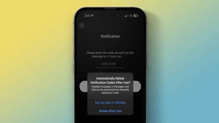 Cách tự động xóa tin nhắn OTP trên iPhone- Ảnh 1.