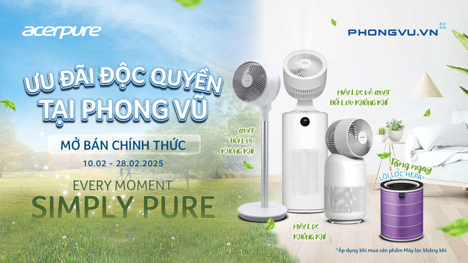 Acerpure - Thương hiệu kiến tạo không gian sống thuần khiết chính thức mở bán tại Việt Nam cùng ưu đãi hấp dẫn tại Phong Vũ- Ảnh 4.