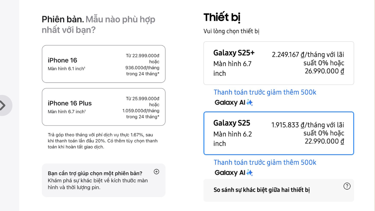 So sánh Galaxy S25 và iPhone 16, chọn máy nào?- Ảnh 1.