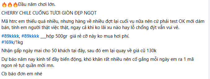 Cherry Chile ngập chợ mạng Việt dịp đầu năm, giá hơn 100.000 đồng/kg có đáng tin cậy?- Ảnh 2.