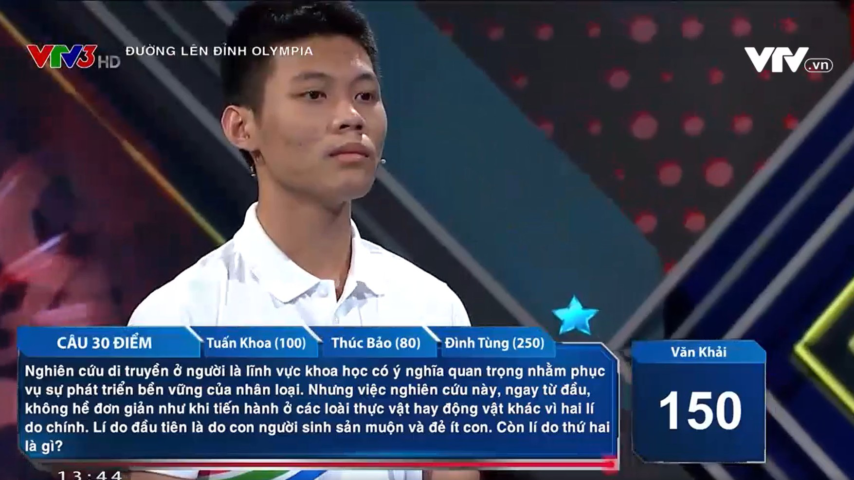 C&acirc;u hỏi sinh học "d&agrave;i 1km" tại Olympia g&acirc;y bối rối, đ&aacute;p &aacute;n lại khiến nhiều người bất ngờ!- Ảnh 1.