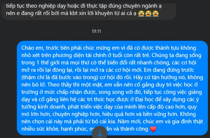 Tiết lộ mức lương làm thêm của học sinh cũ, thầy giáo khiến nhiều người choáng váng: Làm gì mà 1 tháng kiếm tận 120 triệu?- Ảnh 2.